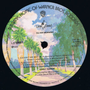 Kenny Rankin, Silver Morning - LP: imagen 4