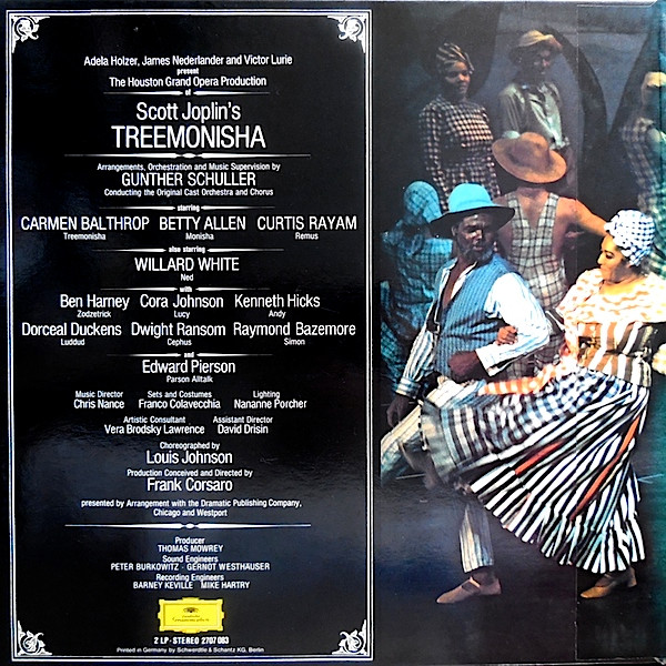 Scott Joplin, Treemonisha (Original Cast Recording) - LP