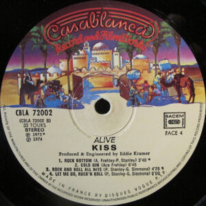 Kiss, Alive! - LP Album Stereo: imagen 9