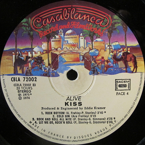Kiss, Alive! - LP Album Stereo