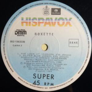 Roxette, The Look (Head-Drum-Mix) - Maxi Singles: imagen 4