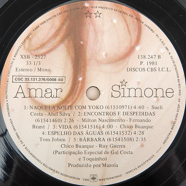 Simone, Amar - LP Album Stereo