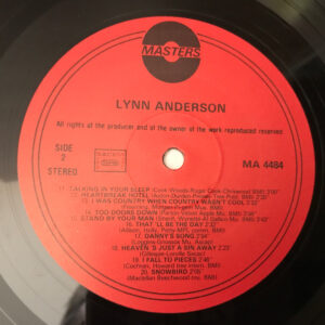 Lynn Anderson, 20 Golden Hits - LP: imagen 4