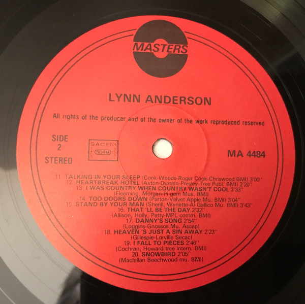Lynn Anderson, 20 Golden Hits - LP