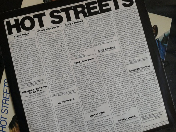 Chicago, Hot Streets - LP