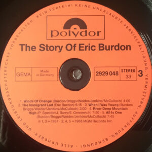 Eric Burdon, The Story Of Eric Burdon - LP: imagen 5