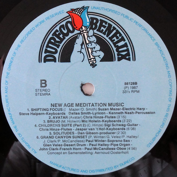 Various, New Age Meditation Music - LP