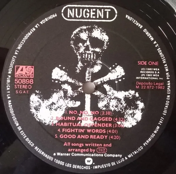 Nugent, Nugent - LP Album Stereo