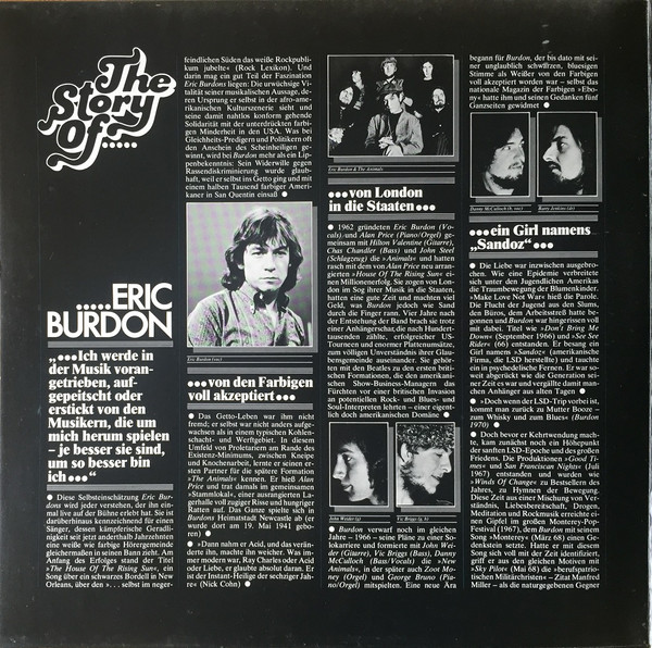 Eric Burdon, The Story Of Eric Burdon - LP