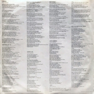 Bob Dylan, Infidels - LP: imagen 5
