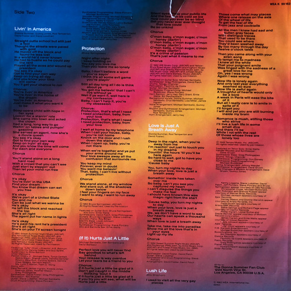 Donna Summer, Donna Summer - LP