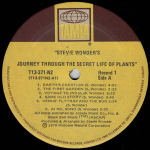 Stevie Wonder, Journey Through The Secret Life Of Plants - LP: imagen 3