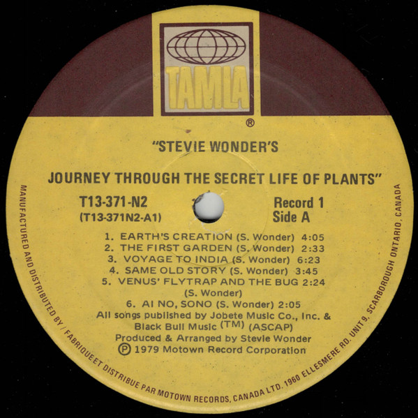 Stevie Wonder, Journey Through The Secret Life Of Plants - LP