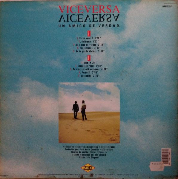 Viceversa, Un Amigo De Verdad - LP