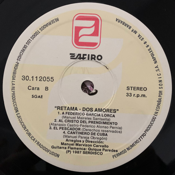 Retama, Dos Amores - LP