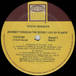 Stevie Wonder, Journey Through The Secret Life Of Plants - LP: imagen 4