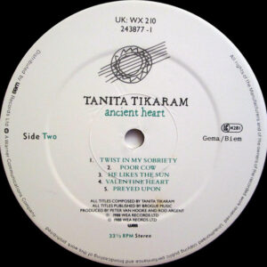 Tanita Tikaram, Ancient Heart - LP: imagen 4