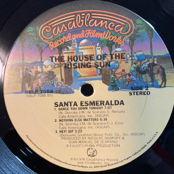 Santa Esmeralda, The House Of The Rising Sun - LP