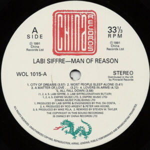 Labi Siffre, Man Of Reason - LP: imagen 3