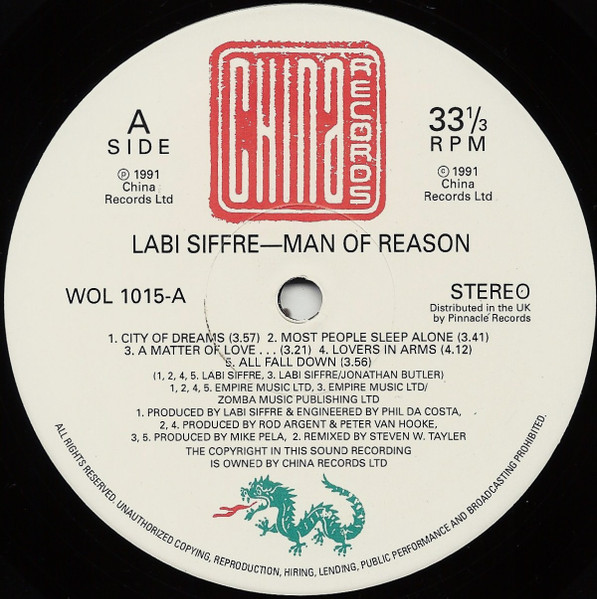 Labi Siffre, Man Of Reason - LP