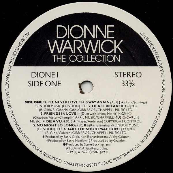 Dionne Warwick, The Collection - LP