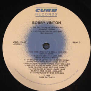 Bobby Vinton, Bobby Vinton - LP: imagen 4