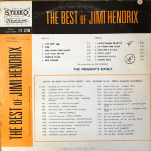 The Fremont's Group, The Best Of Jimi Hendrix - LP: imagen 2