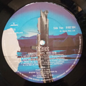 10cc, Greatest Hits 1972-1978 - LP: imagen 4