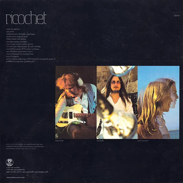 Vinilo: Tangerine Dream, Ricochet - LP