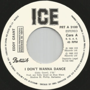 Eddy Grant, I Don't Wanna Dance - Singles: imagen 3