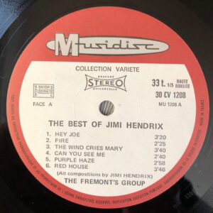 The Fremont's Group, The Best Of Jimi Hendrix - LP: imagen 3