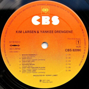 Kim Larsen, Kim Larsen & Yankee Drengene - LP: imagen 4