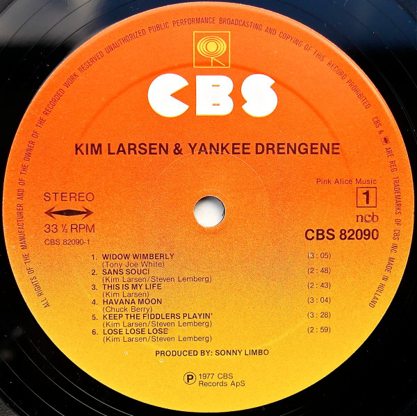 Kim Larsen, Kim Larsen & Yankee Drengene - LP