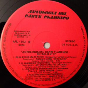 Various, Antología Del Cante Flamenco: Retablo 3 - LP: imagen 4
