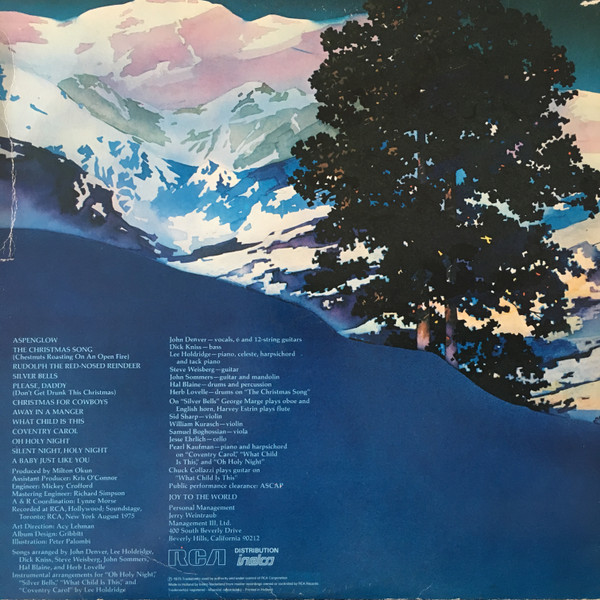 John Denver, Rocky Mountain Christmas - LP