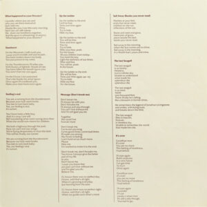 Water, Damburst - LP Album Stereo: imagen 7