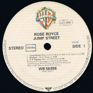 Rose Royce, Jump Street - LP: imagen 5
