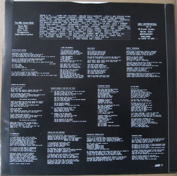 G.B.H., No Need To Panic - LP