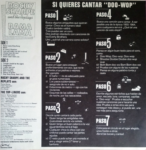 Rocky Sharpe And The Replays, Rama Lama - LP