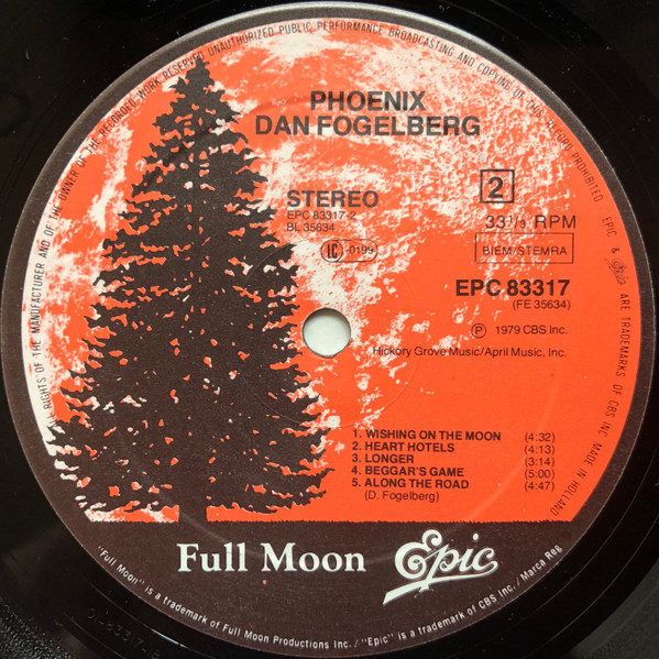 Dan Fogelberg, Phoenix - LP