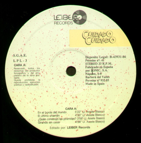 Cuidado Cuidado, En El Borde Del Mundo - LP