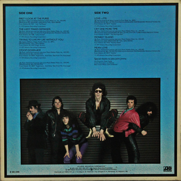 The J. Geils Band, Best Of The J. Geils Band Two - LP