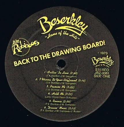 Vinilo: The Rubinoos, Back To The Drawing Board - LP