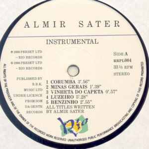 Almir Sater, Almir Sater Instrumental - LP: imagen 2