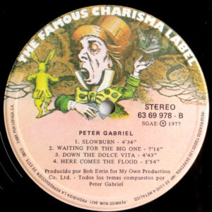 Peter Gabriel, Peter Gabriel - LP: imagen 10