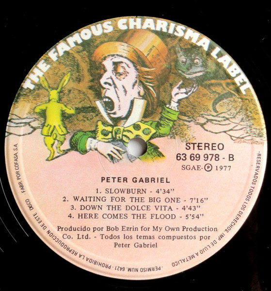 Peter Gabriel, Peter Gabriel - LP