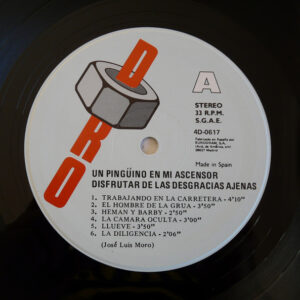 Un Pingüino En Mi Ascensor, Disfrutar Con Las Desgracias Ajenas - LP: imagen 3
