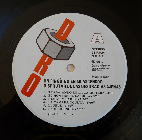 Un Pingüino En Mi Ascensor, Disfrutar Con Las Desgracias Ajenas - LP