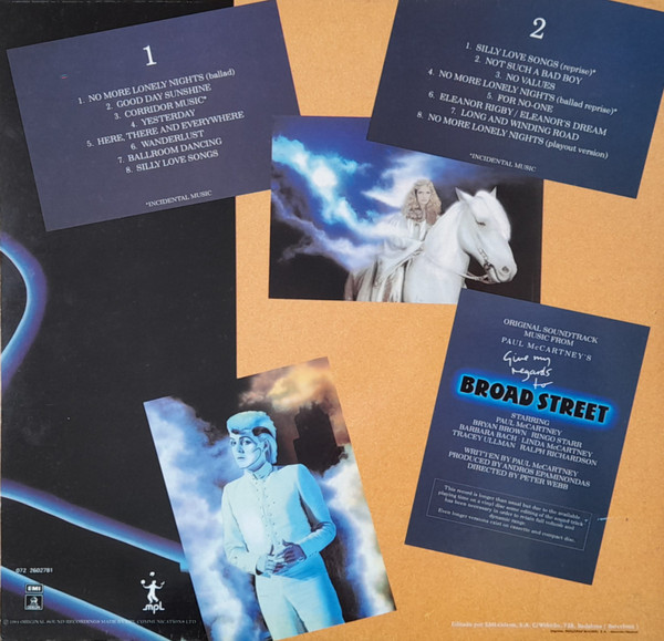 Paul McCartney, Give My Regards To Broad Street - LP