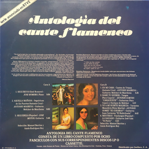 Various, Antología Del Cante Flamenco: Retablo 6 - LP